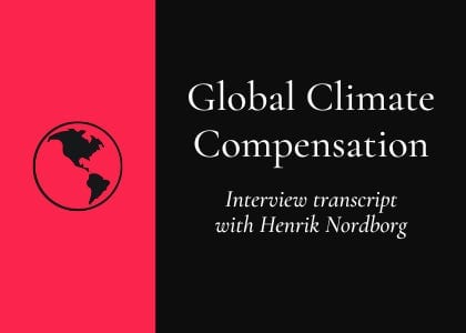 Transcript: Global Climate Compensation