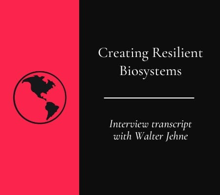 Transcript: Creating Resilient Biosystems post image